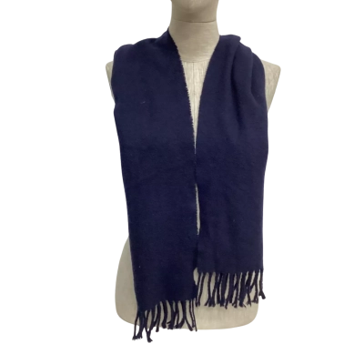 Milana Mens Winter Scarf Navy Blue 