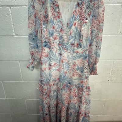 Tokito Womens  Size 10 Floral / White dress