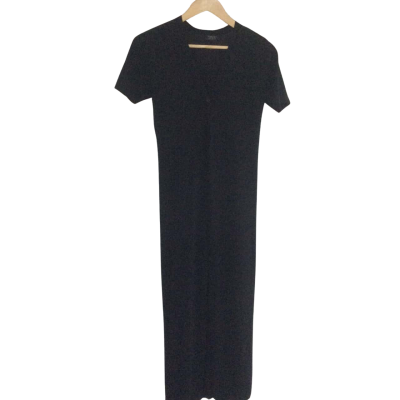 Forcast Womens  Size 8 Maxi Dress Black  