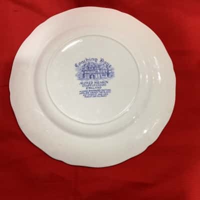Vintage Dinner Plate - Alfred Meakin “Coaching Days”