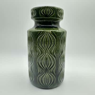 West Germany Green Amsterdam Onion Vase 285-18