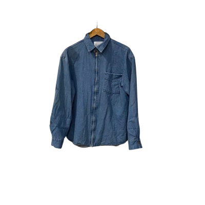  Pigeonhole Womens  Size 12 / 14 Long Sleeve Shirt Blue 