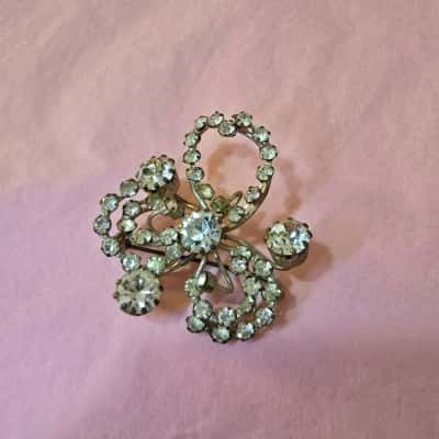  Womens Vintage Rhinestone Brooch - made in Austria