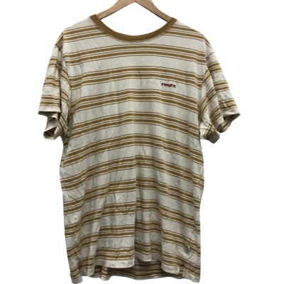 Insight Mens Yellow Stripe Size XL Short Sleeve T-shirt 