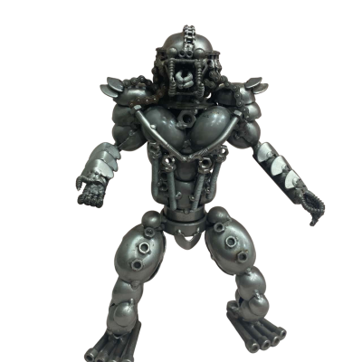 Predator metal figure statue - 12 inch with swivel torso