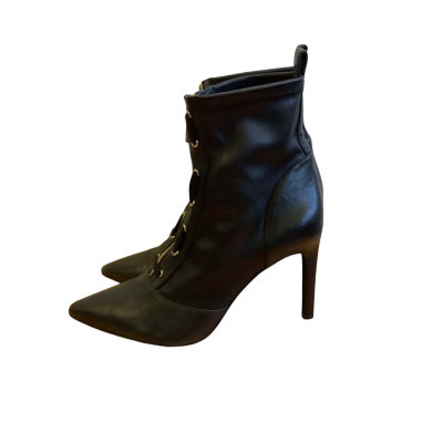 Wittner Women's Size 41 Hasana Leather Boots Black & Gold