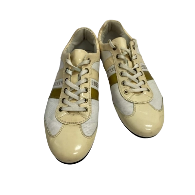  Bikkembergs Mens  Size 40 Sneakers Cream / White 