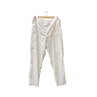 Blue Illusion Size M Casual Pants Beige BNWT