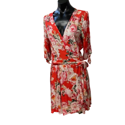 Decjuba Womens  Size 10 Wrap Dress Floral 