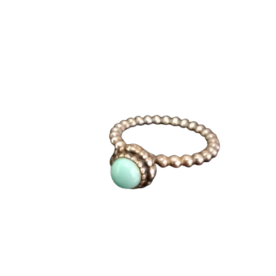 Pandora 925 silver Blooms Turquoise Womens Ring 