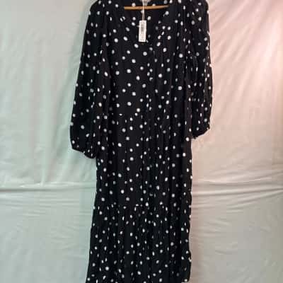 Suzannegrae Womens  Size 12 Casual Dress Polka Dot 
