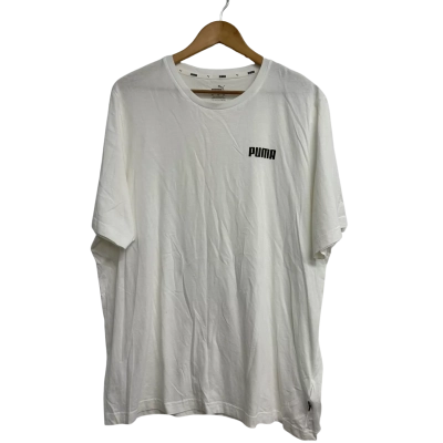 Puma Mens Size XXL White T-Shirt