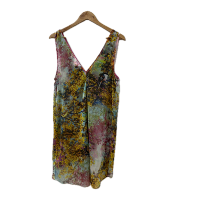 Ted Baker Womens  Dress Size S Blue / Gold / Green / Natural / Pink  