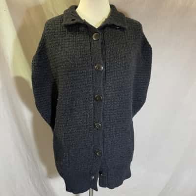 Country Road Size S Button-down Cardigan Black  