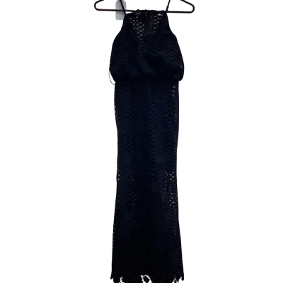 Harper & Me Womens Size 6 Black Sleeveless Lace Dress 