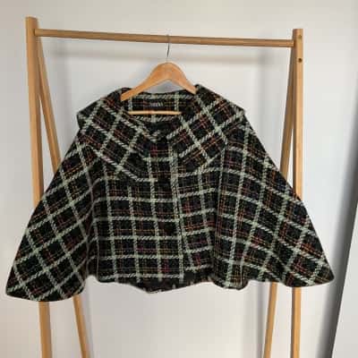  Womens  Size 14 CAPE - short length - Black  / Blue / Green / Pattern / Pink  