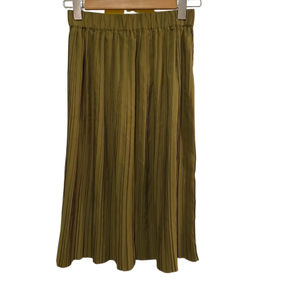Gorman Size 8 Khaki Pleated Skirt
