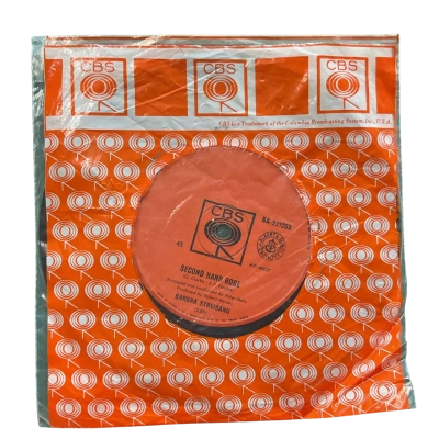Vintage Barbara Streisand Second Hand Rose 45 RPM