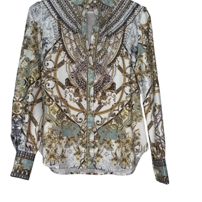  Womens  Size 10 Multicoloured Gems Blouse