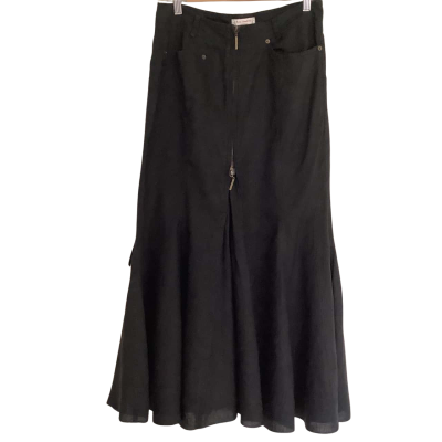 Boo Radley.  Fit and Flare Skirt. Black.   Size S 