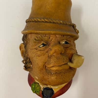 Hanging Paddy the Irishman Bossons head sculpture 