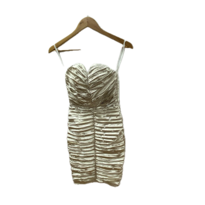L’idee Womens Dress Size 6 cream/Light gold/beige