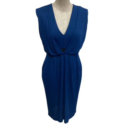 Whistles Womens  Size 8 Cocktail Dress Blue 