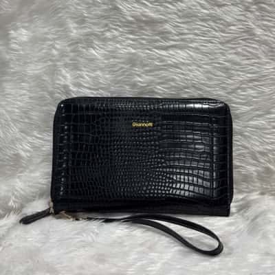  Womens Black  / Gold wallet