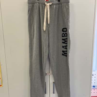 Mambo Unisex  Size XL Track Pants Grey 