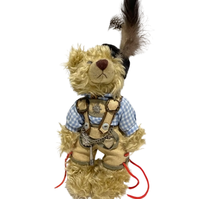 Collectible Teddy Bear in Bavarian / Oktoberfest Outfit