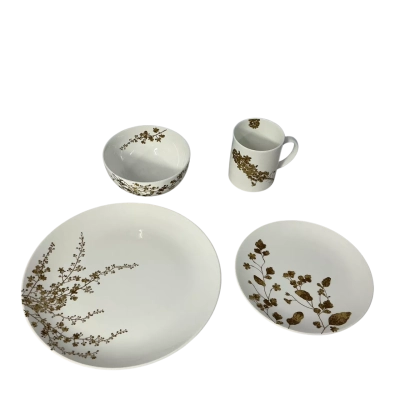 Vera Wang Wedgwood Vera Jardin 4-Piece Dinnerware Setting (boxed)