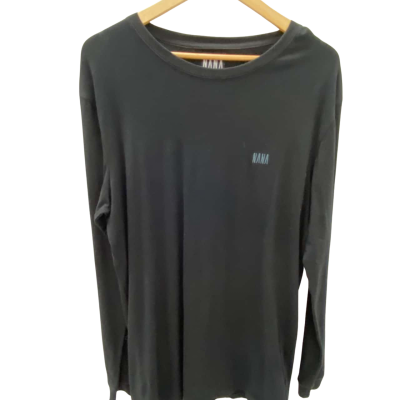 Nana Judy Mens  Size L Black  long sleeve top