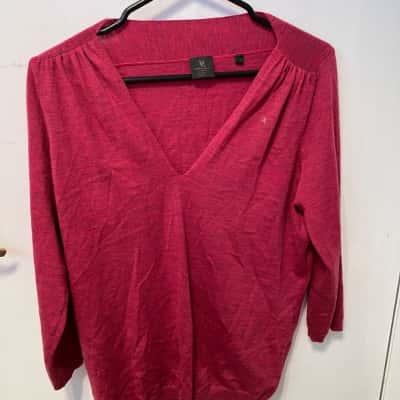 David Lawrence Womens  Size XL Long Sleeve Shirt Pink  