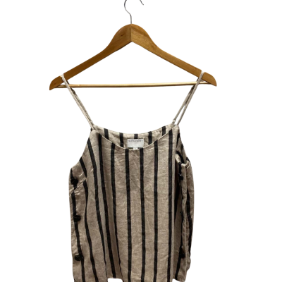Witchery Womens  Size 8 Cream Stripe Top