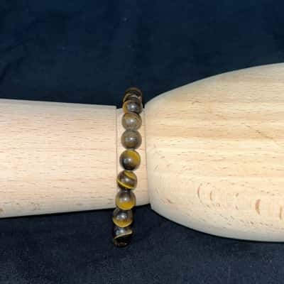 Crystal Bundle - 2 Polished Jasper Stones + Heart Palm Stone And Tiger’s Eye Bracelet