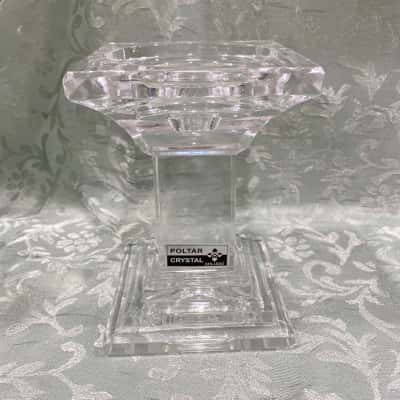 Vintage Poltar Crystal Candle Holder