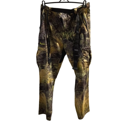  Hunt Tech Mens  Size XXL Camouflage Pants with Webbed Belt 