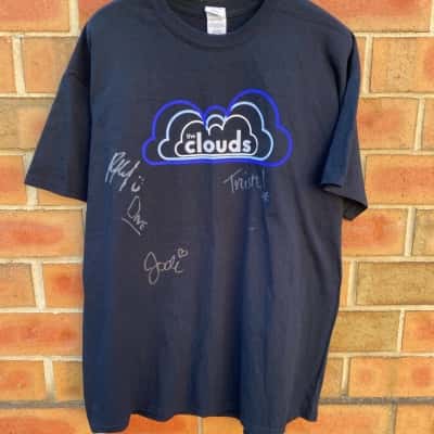 "The Clouds" Australian Alt Band Signed T-Shirt Unisex Size XL 