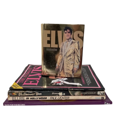 Elvis books x 5. See photos for more details 