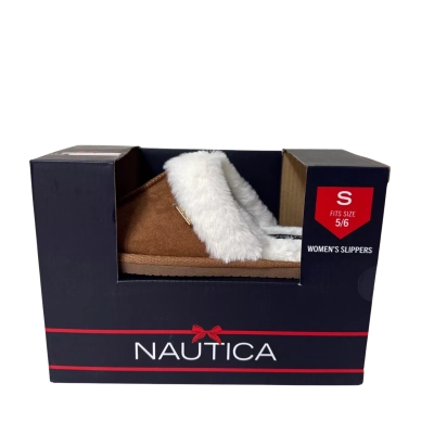 Nautica BNIB Size 5 / 6 / S Brown Slippers