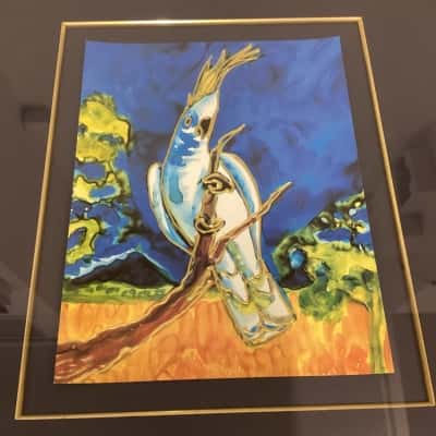 Vassey Art - Diane Vassey Artist - Framed & Glazed Embellished