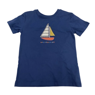 BNWT Sportscraft Kids Size 4 Blue Boat T-Shirt