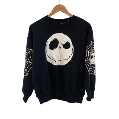 H&M Nightmare Before Christmas Womens  Size 12 Jumper Black  / White 