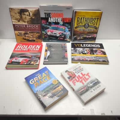 Australian Motorsport Bathurst Racing History Book Collection Lot x8 Brock