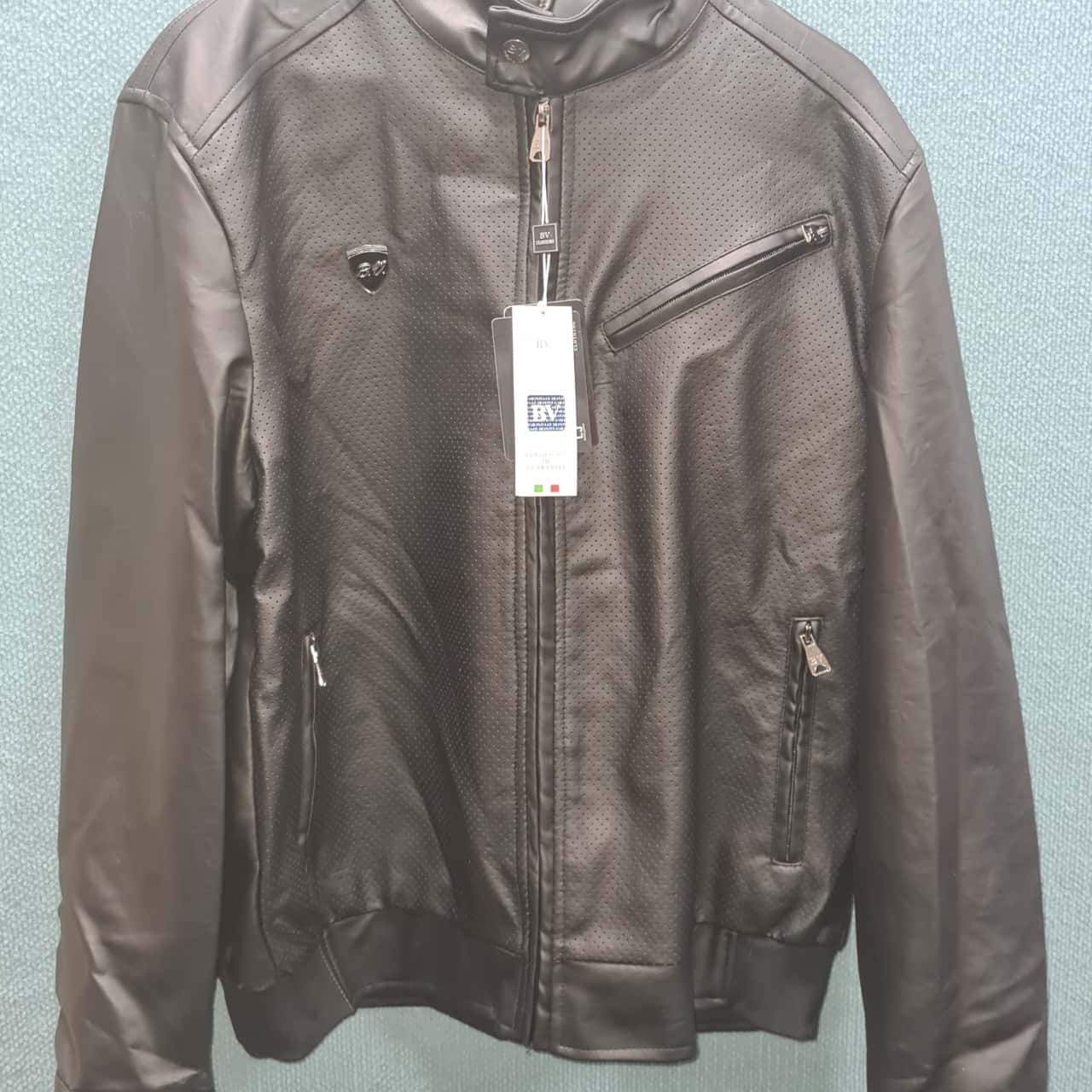 Mens Size XXL Biker Black Jacket (s)