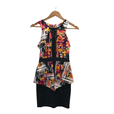 Madison Square Womens  Size S Mini Dress Multicoloured 
