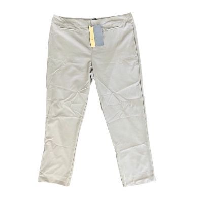 Liz Jordan Women's Slim leg Welt Pocket Pants Size 18 Beige 