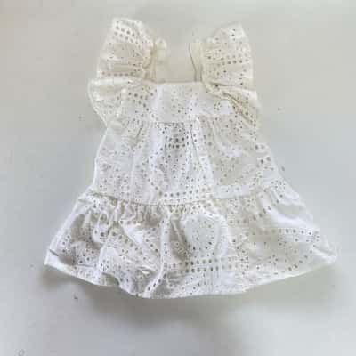 Two In A Castle White Cotton Dress Size 1 