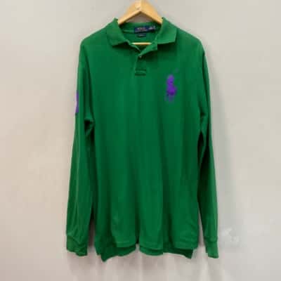Polo Ralph Lauren Mens  Size XL Polo Shirt Green (see description)