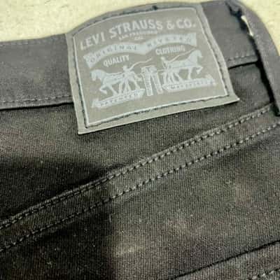 Levi Mile High Super Skinny Black Jeans Size 26